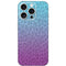 Cheetah Print Purple and Blue iPhone 16 Pro Skin